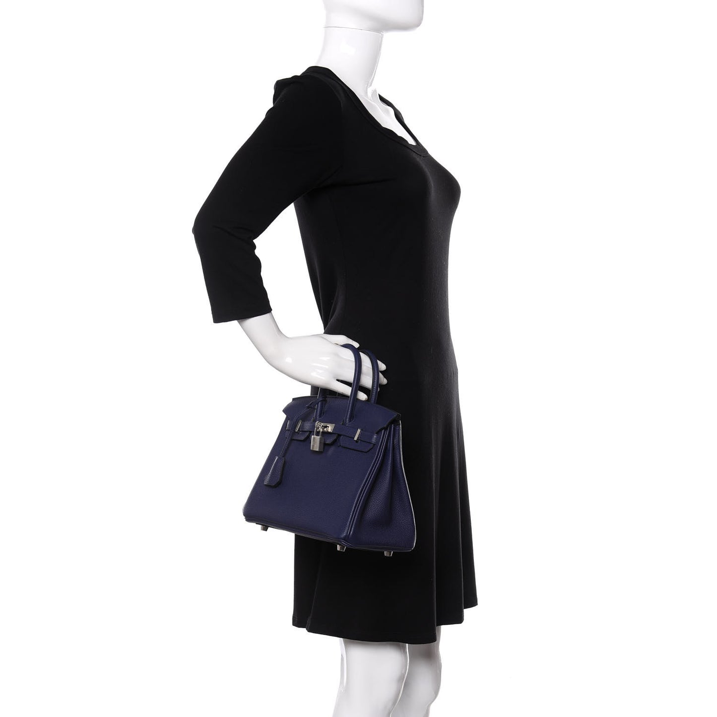 Togo Birkin 25 Bleu Encre