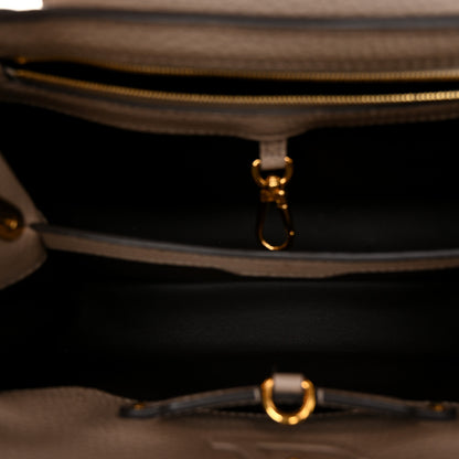 Louis Vuitton Taurillon Ayers Capucines PM Galet 5 of 9