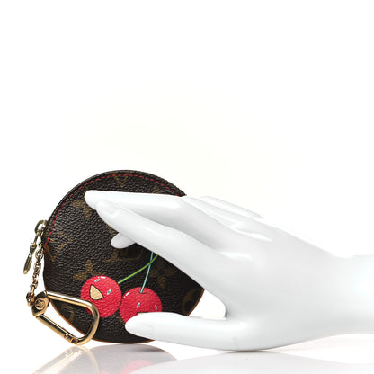 Louis Vuitton Monogram Cerises Round Coin Purse 2 of 7