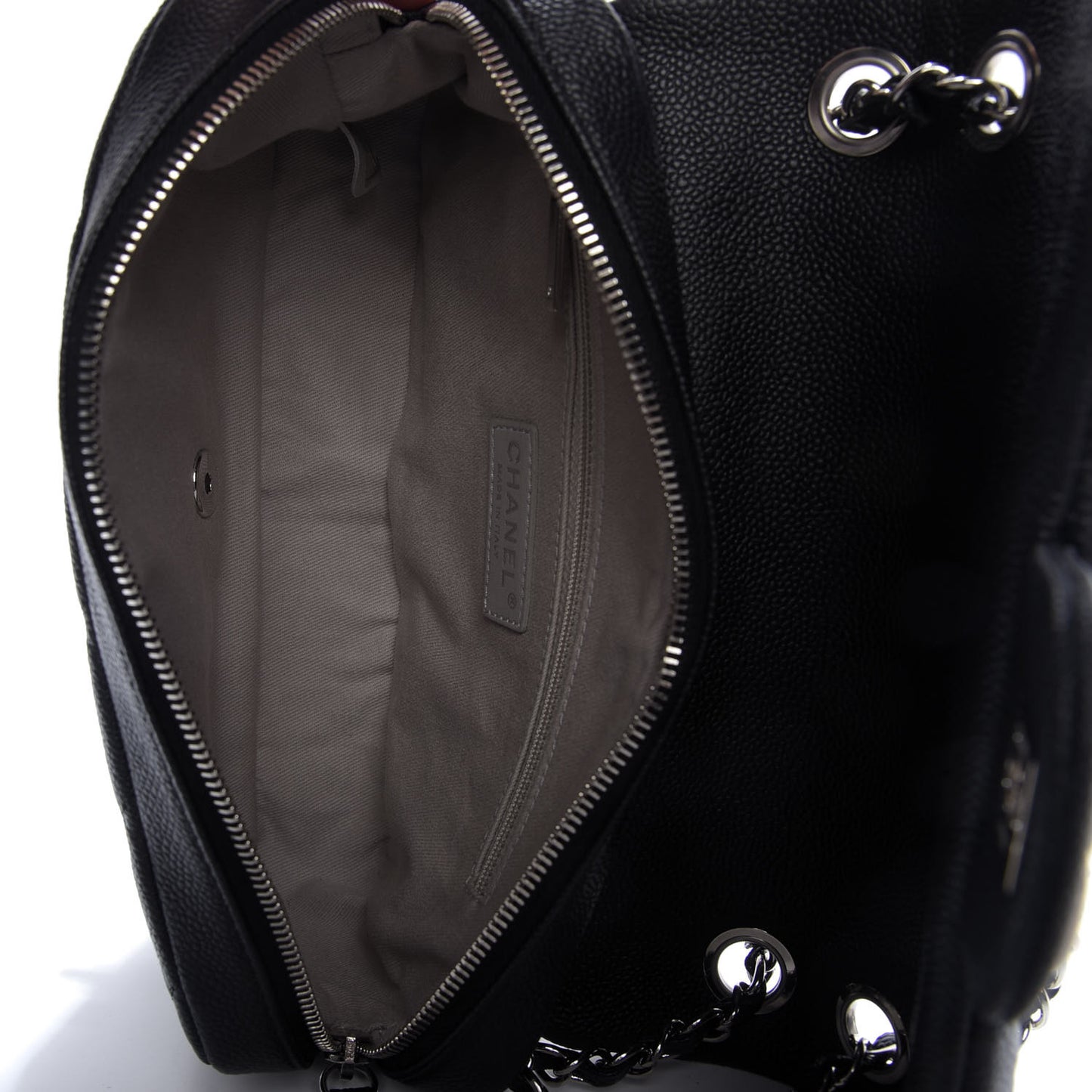 Caviar Quilted Medium Easy Flap Black