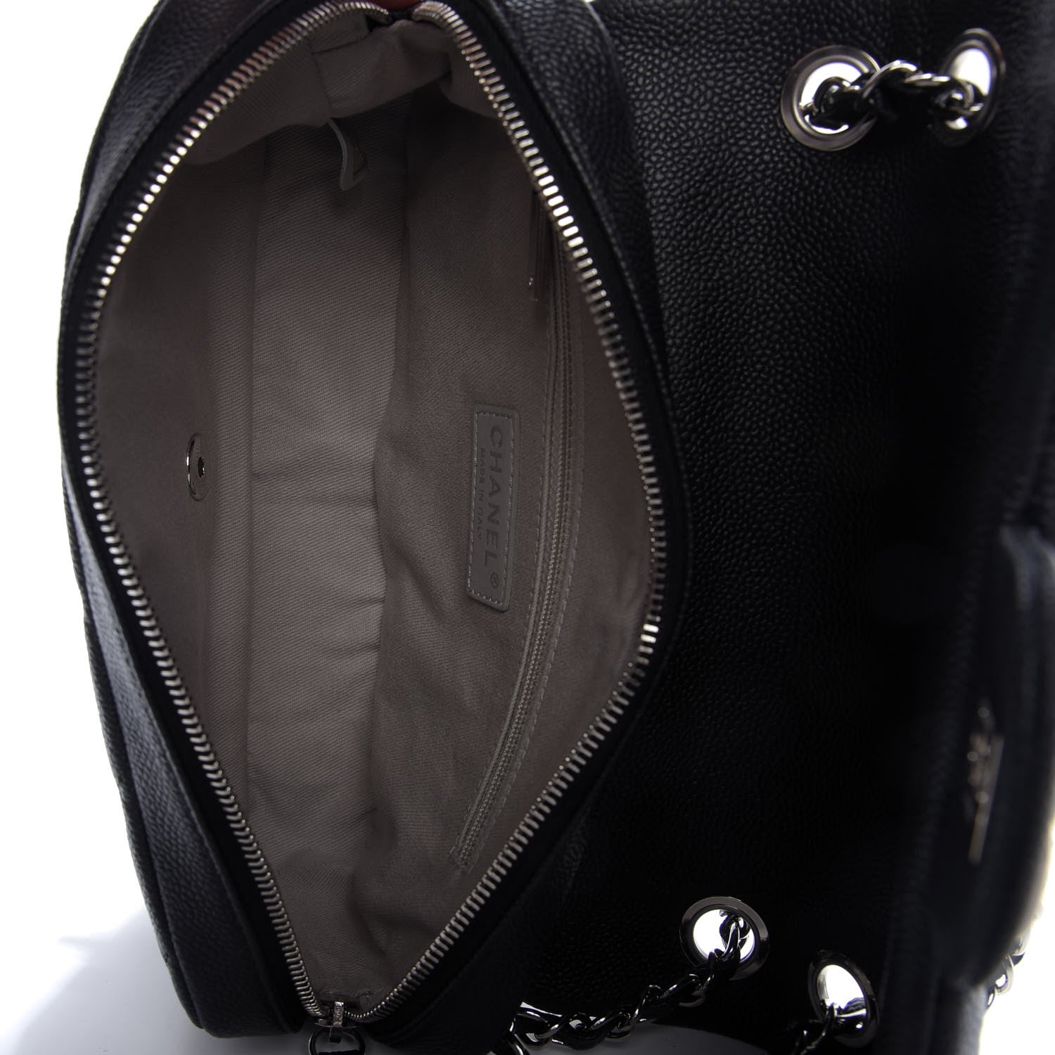 Chanel Caviar Quilted Medium Easy Flap Black 6 of 10