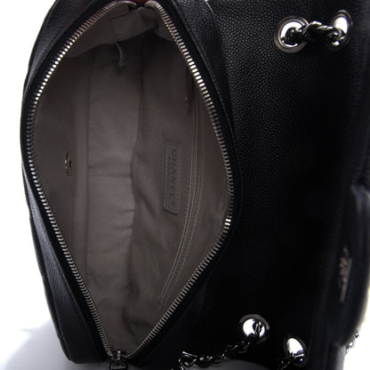 Chanel Caviar Quilted Medium Easy Flap Black 6 of 10
