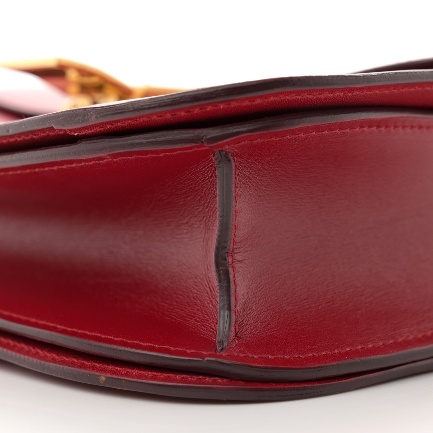 Box Calfskin Medium Classic Box Flap Bag Red