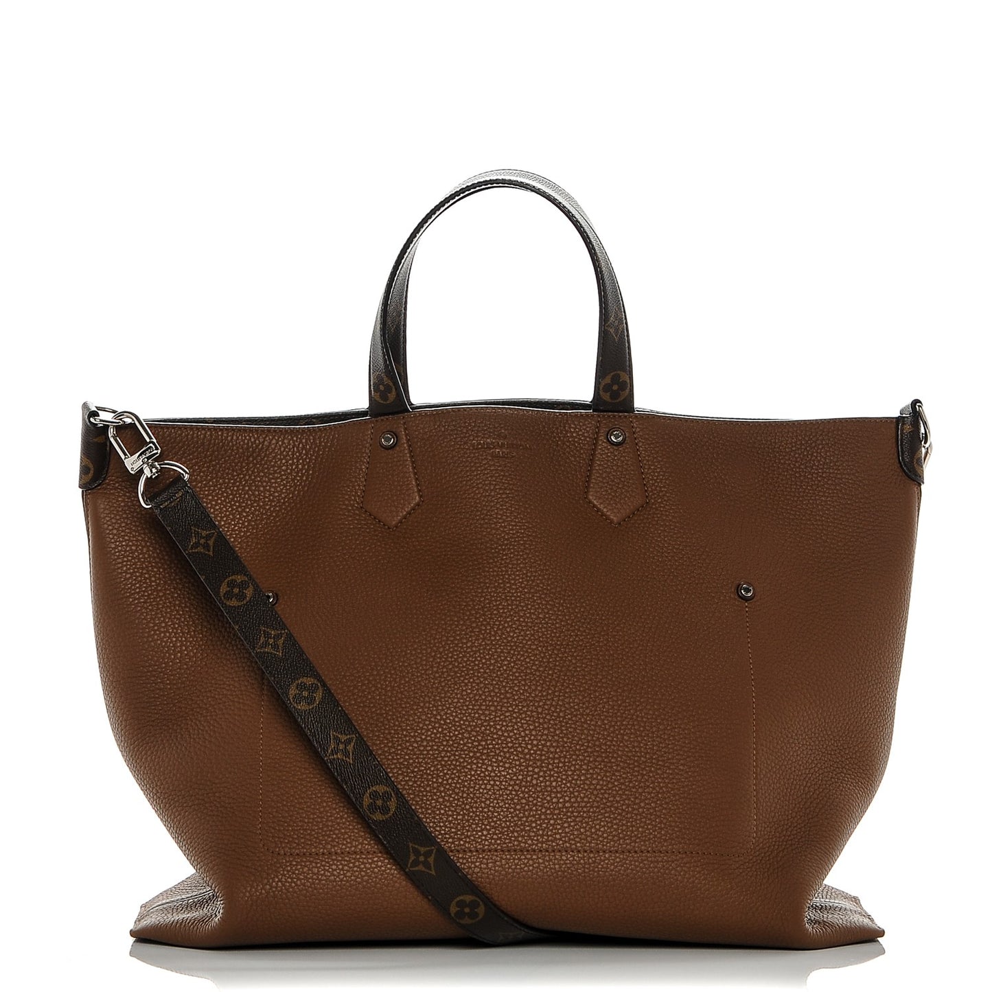 Taurillon Monogram East West Tote Tan