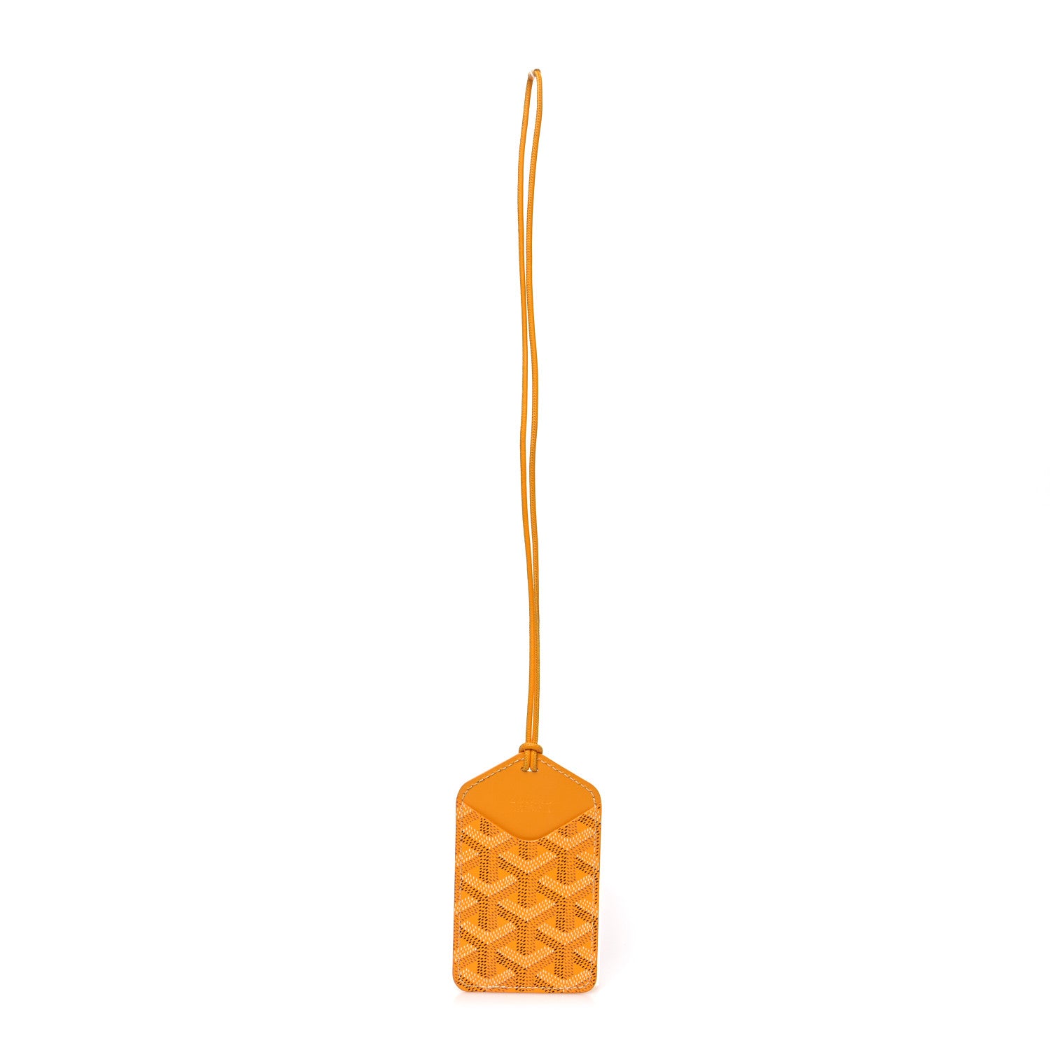 Goyard Goyardine Luggage Tag Yellow 1 of 3
