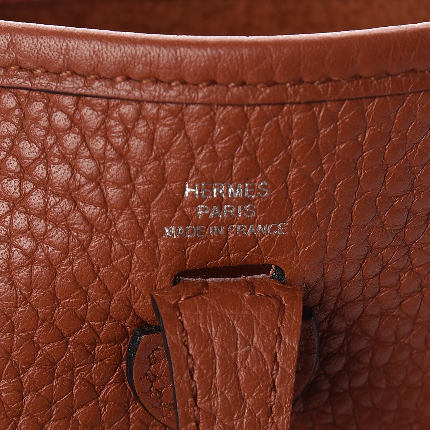 Hermes Taurillon Clemence Evelyne TPM Brique 7 of 10