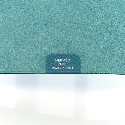 Hermes Togo Ulysse MM Notebook Cover Turquoise 6 of 8