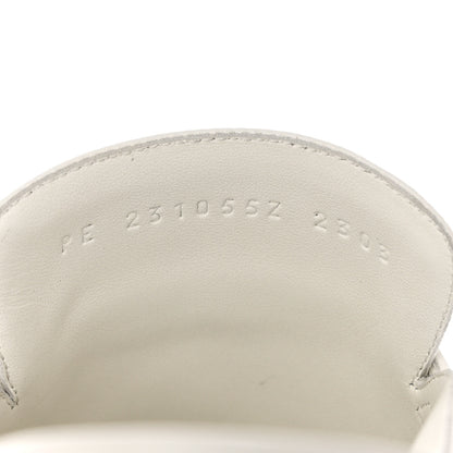 Hermes Calfskin Womens Groupie Mules 37 White 6 of 9