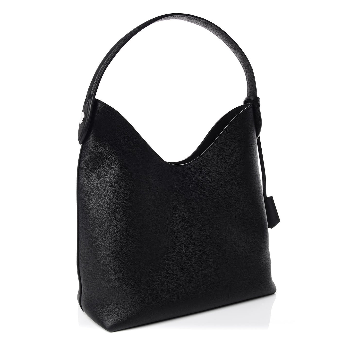 Calfskin Lockme Hobo Black