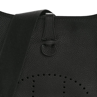 Hermes Taurillon Clemence Evelyne II Black 9 of 15