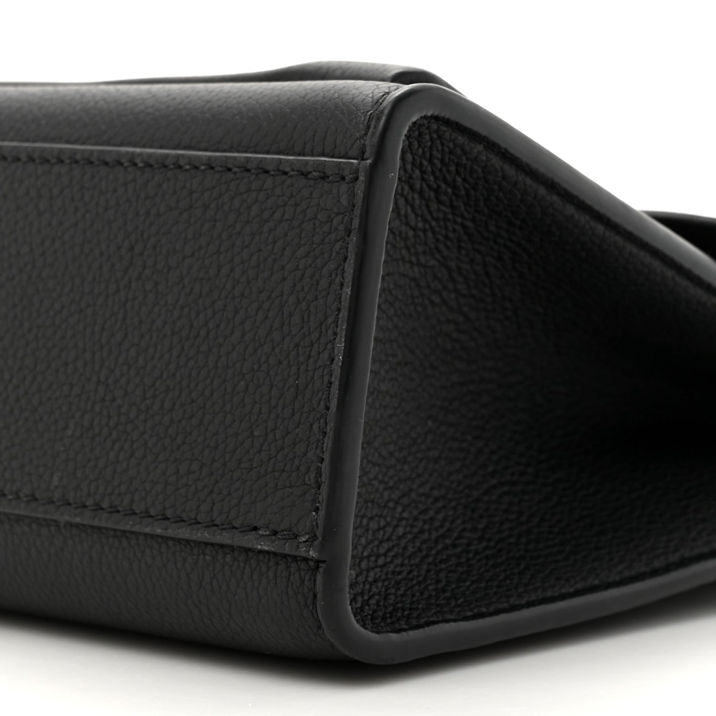 Soft Calfskin Mylockme Chain Bag BB Black