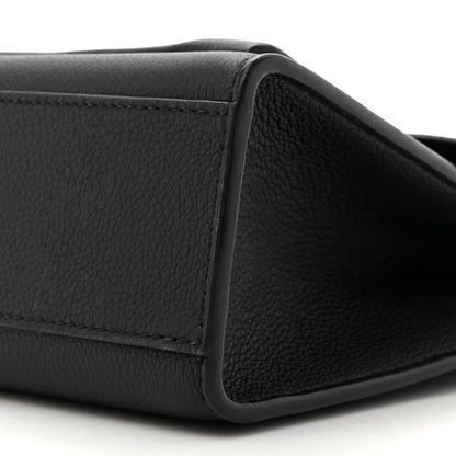 Louis Vuitton Soft Calfskin Mylockme Chain Bag BB Black 8 of 9