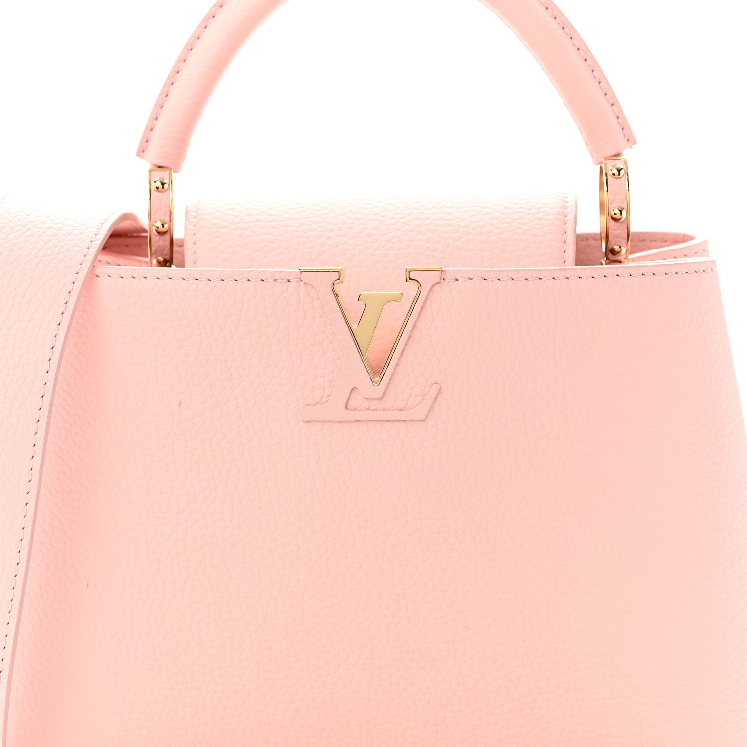 Louis Vuitton Taurillon Capucines BB Rose Jasmin Rose Jasmin 7 of 10