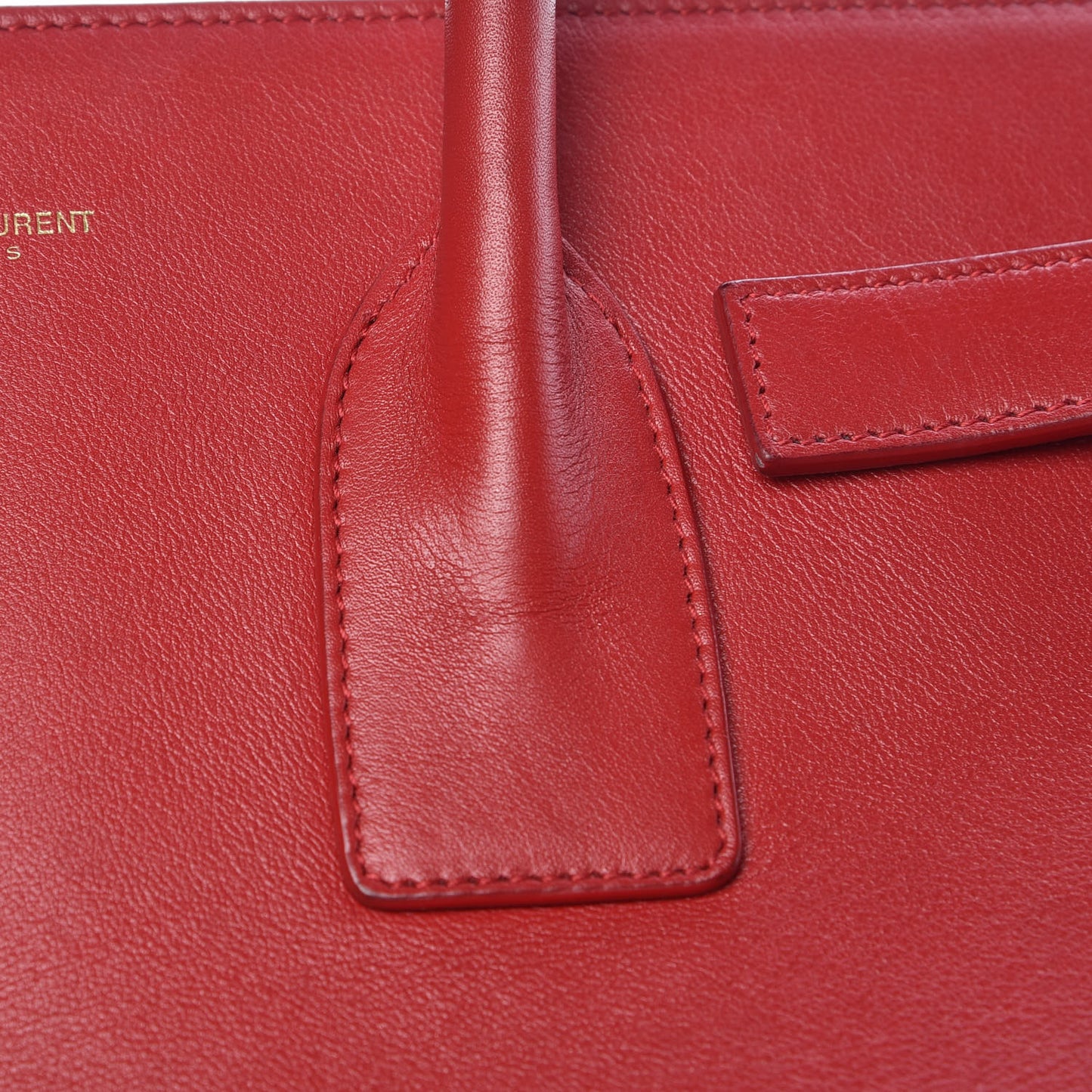 Calfskin Small Sac De Jour Lipstick Red