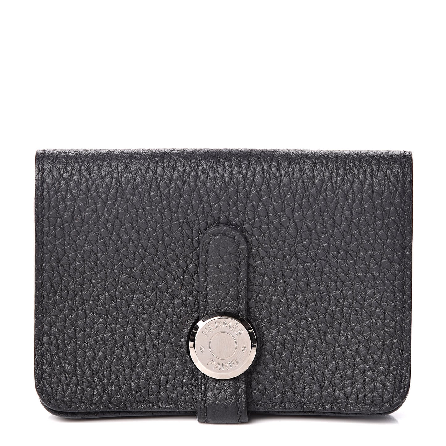 Togo Dogon Card Case Black