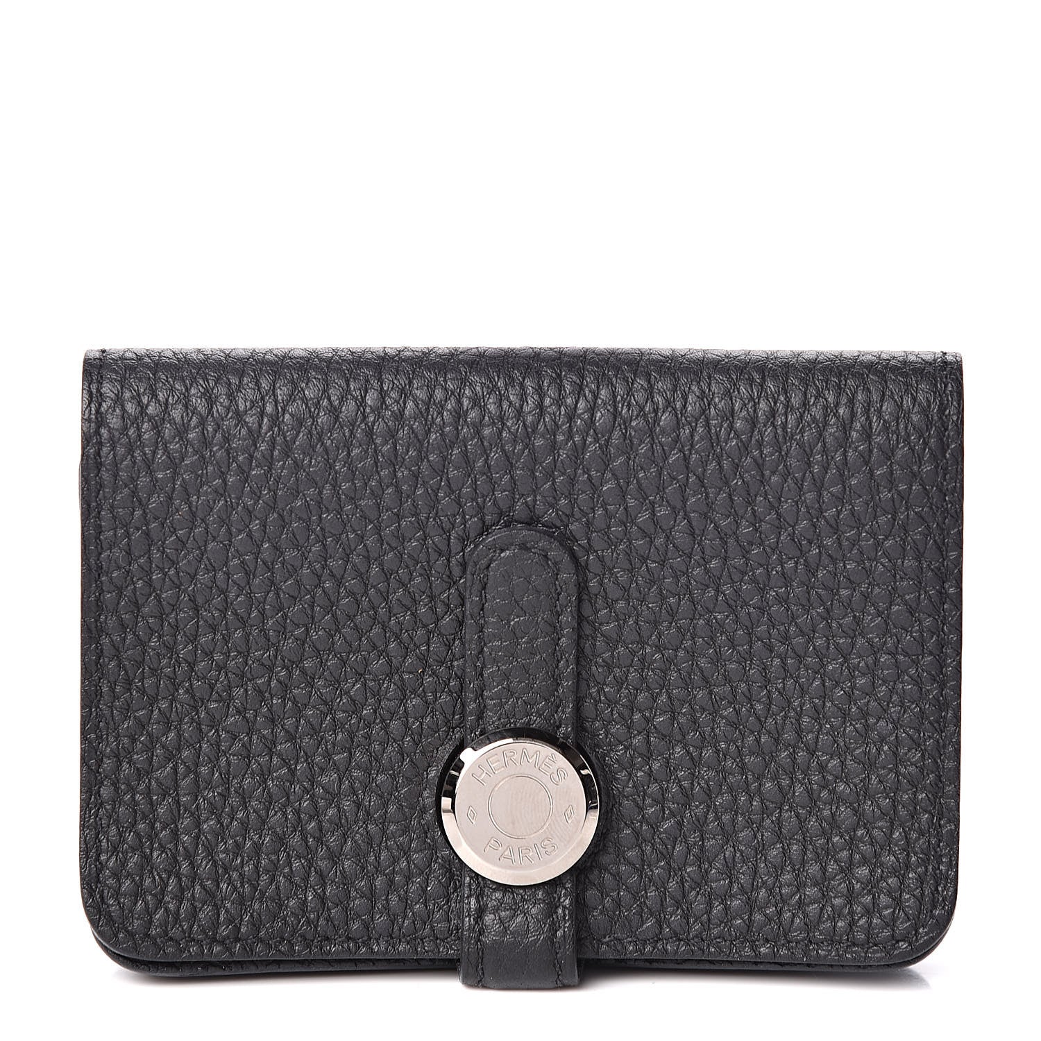 Hermes Togo Dogon Card Case Black 1 of 9