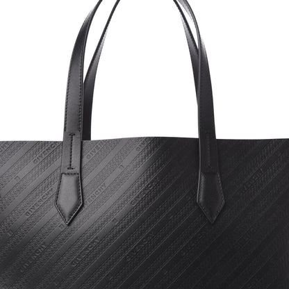 Givenchy Calfskin Chain Embossed Medium Bond Shopper Tote Black 10 of 10