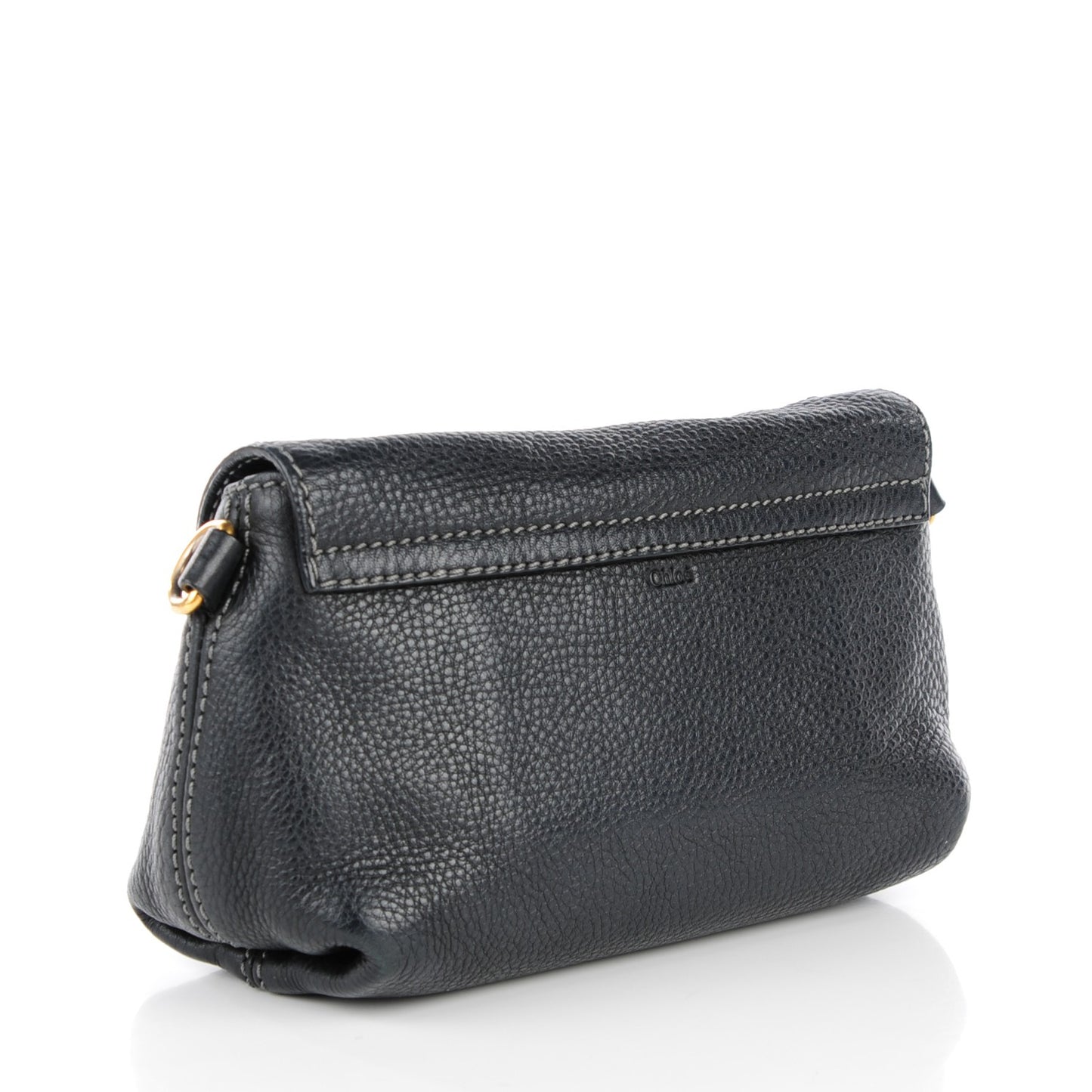 Calfskin Marcie Pochette Crossbody Bag Black