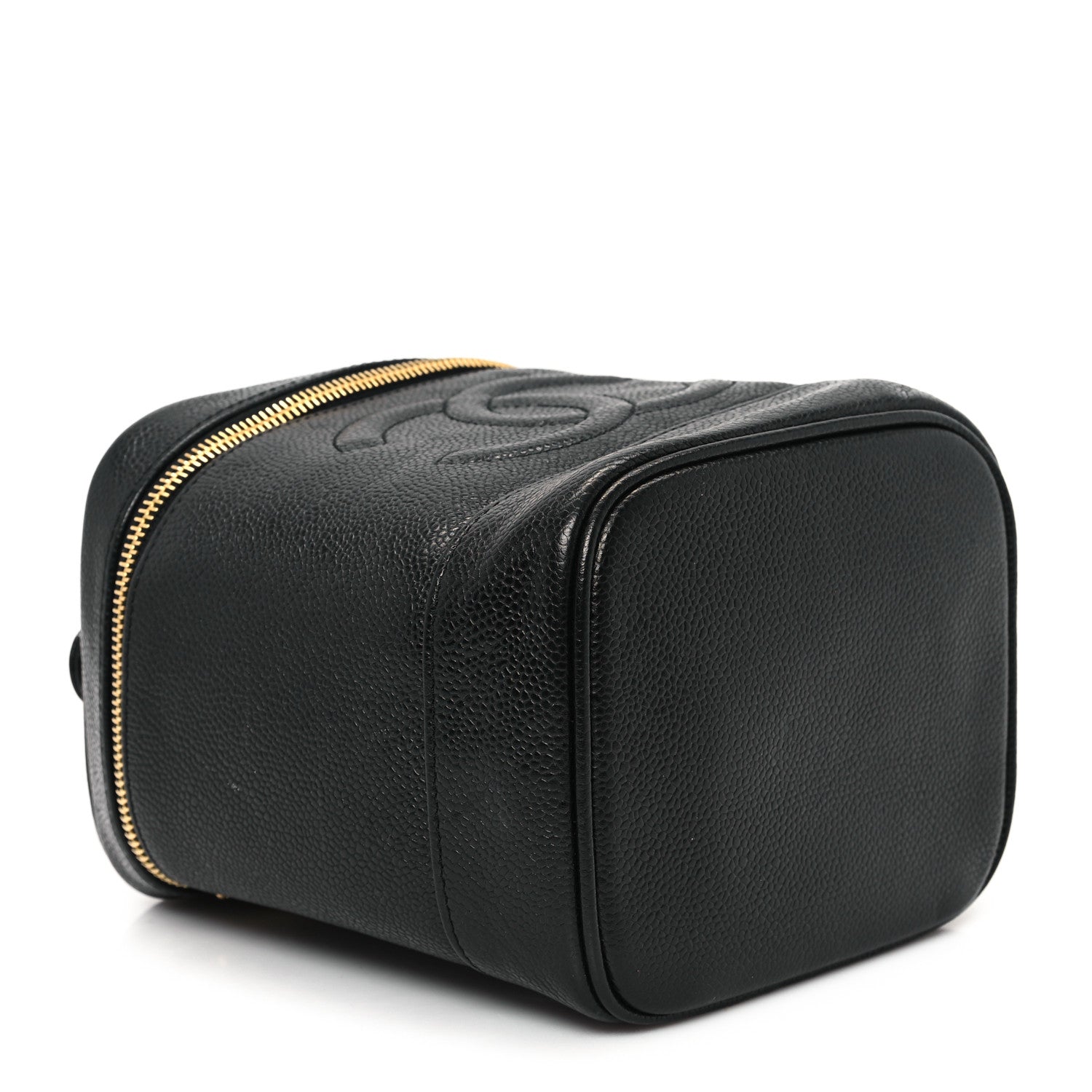 Chanel Caviar Vanity Cosmetic Case Black 4 of 12