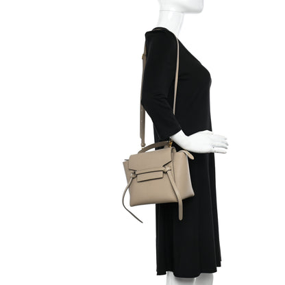 Celine Grained Calfskin Nano Belt Bag Light Taupe 2 of 9