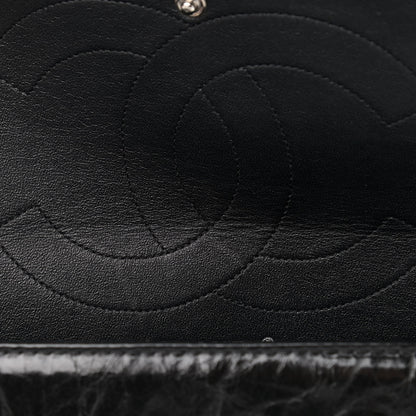 Chanel Glazed Aged Calfskin Quilted 2.55 Reissue 227 Flap So Black 11 of 11