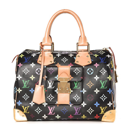 Louis Vuitton Monogram Multicolor Speedy 30 Black 1 of 8