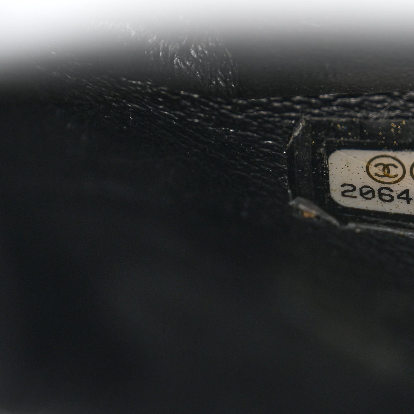 Aged Calfskin Quilted Mini Medallion Flap Black
