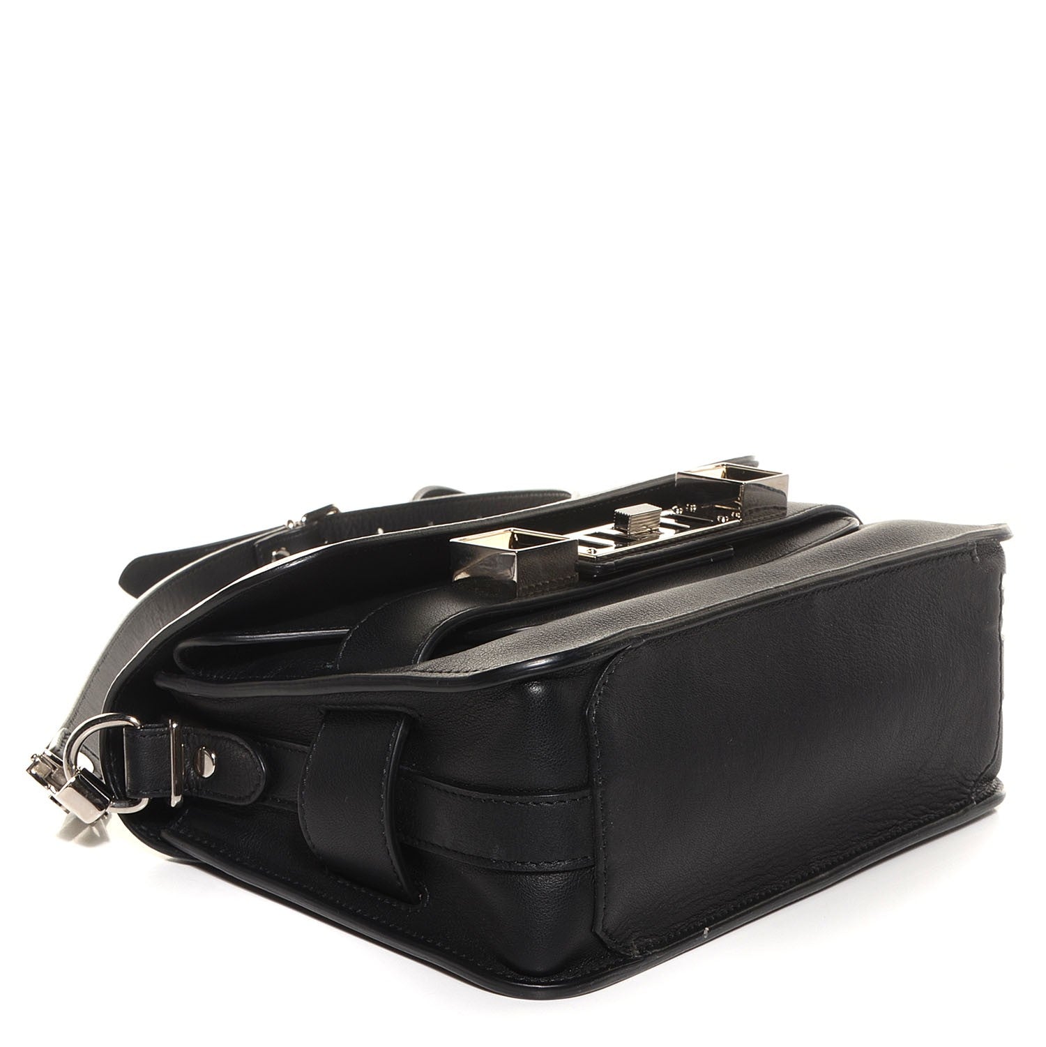 Proenza Schouler Leather Mini PS11 Classic Shoulder Bag Black 5 of 10