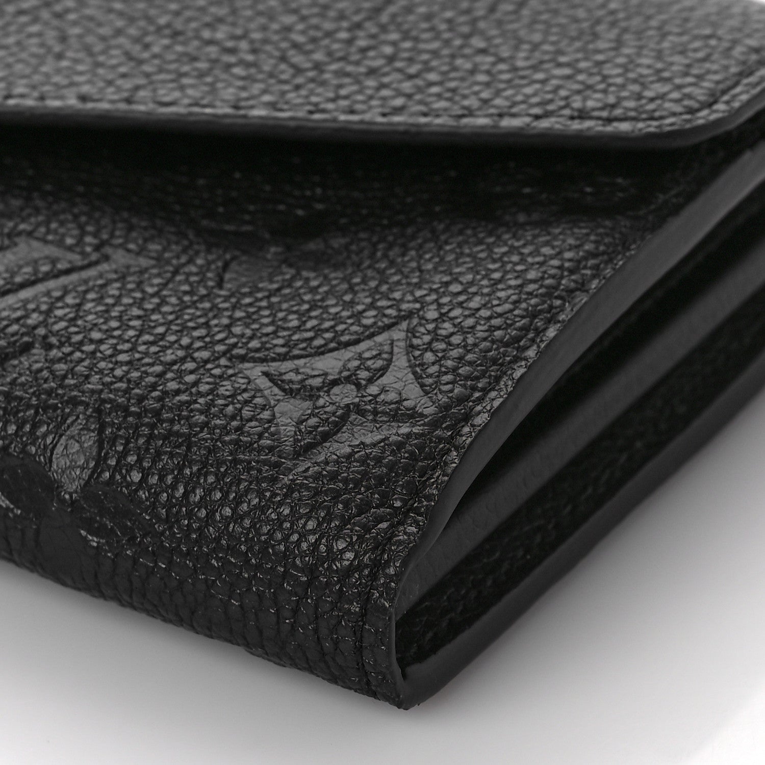Louis Vuitton Empreinte Sarah Wallet NM Black 8 of 8