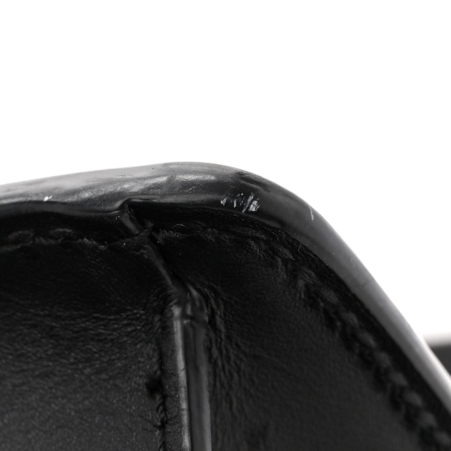 Calfskin Mini Sylvie Top Handle Bag Black