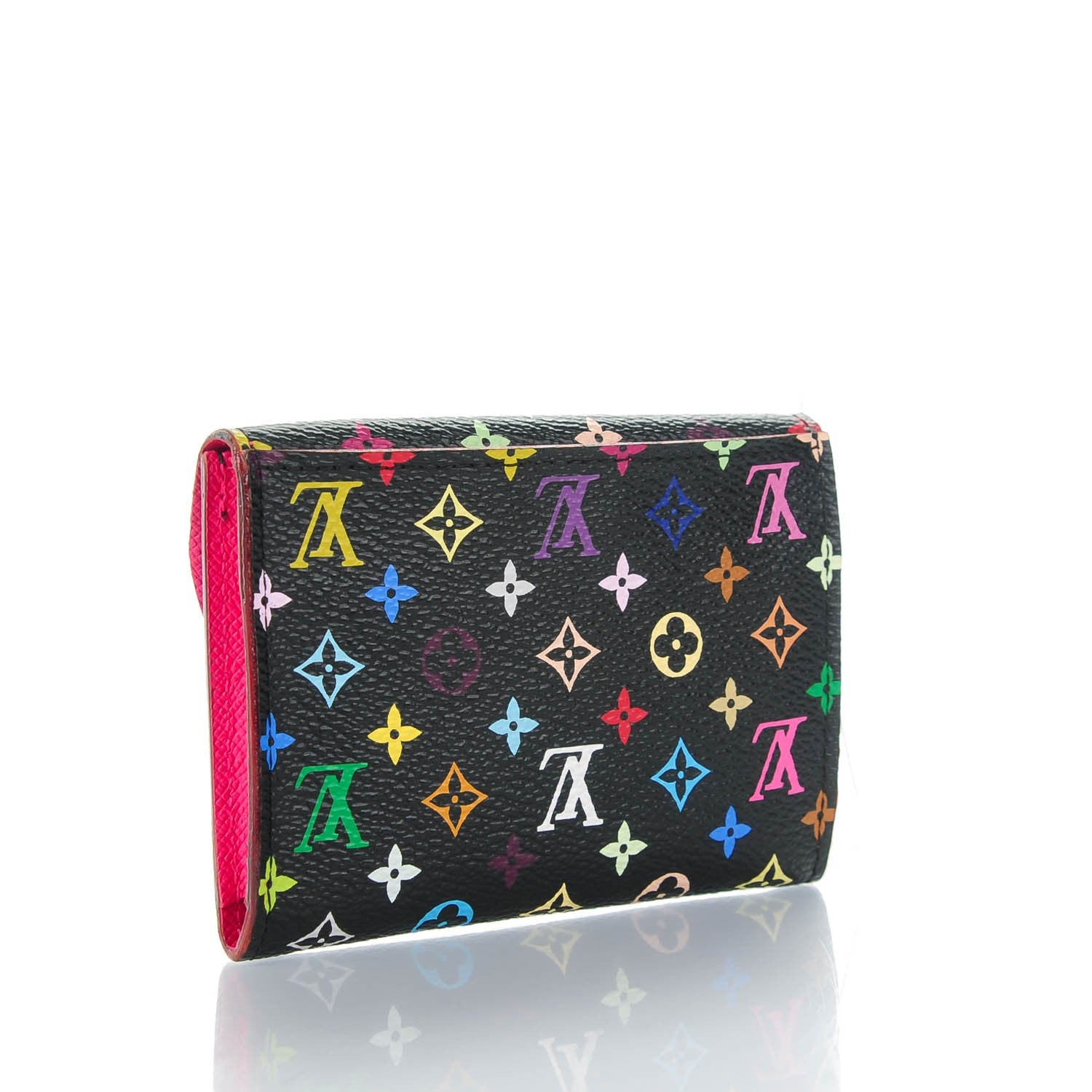 Louis Vuitton Monogram Multicolor Business Card Holder Black Grenade 3 of 7
