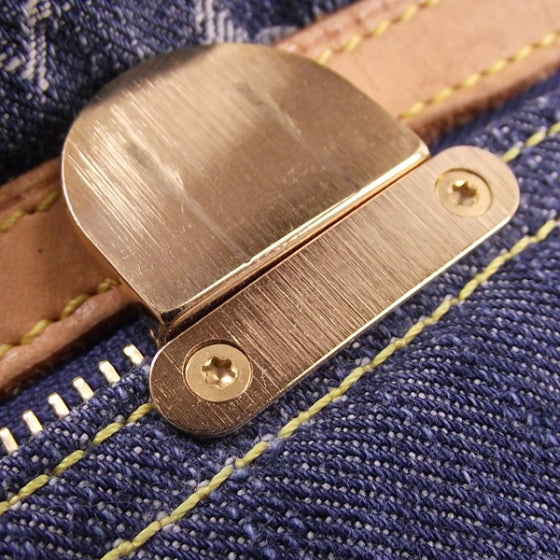 Monogram Denim Baggy PM Blue