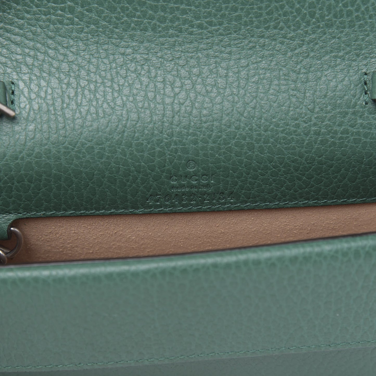 Calfskin Super Mini Dionysus Shoulder Bag Emerald