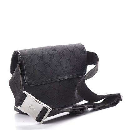 Gucci GG Monogram Web Flight Belt Bag Black 2 of 9