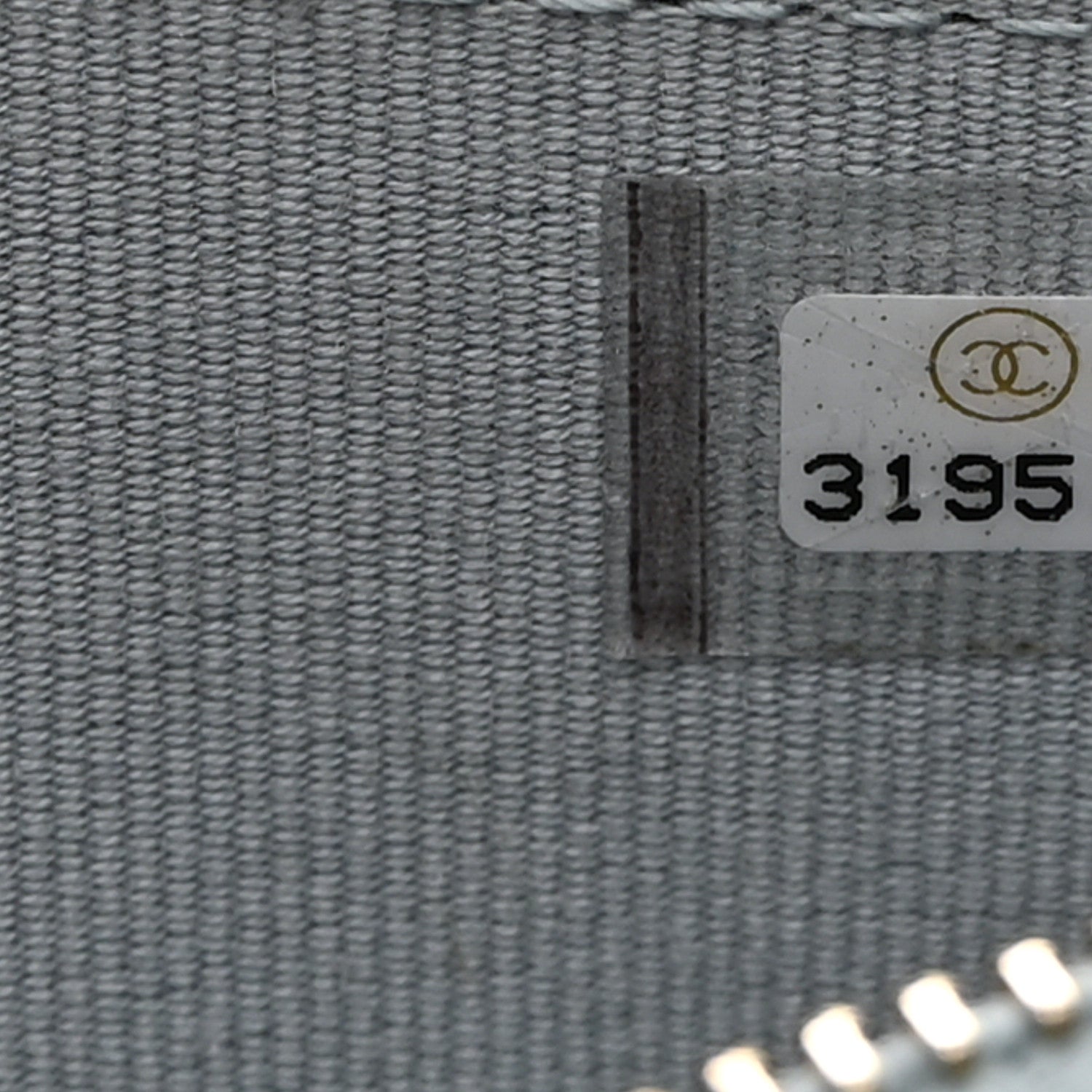 Chanel Caviar Quilted Zip Card Holder Light Blue 7 of 8