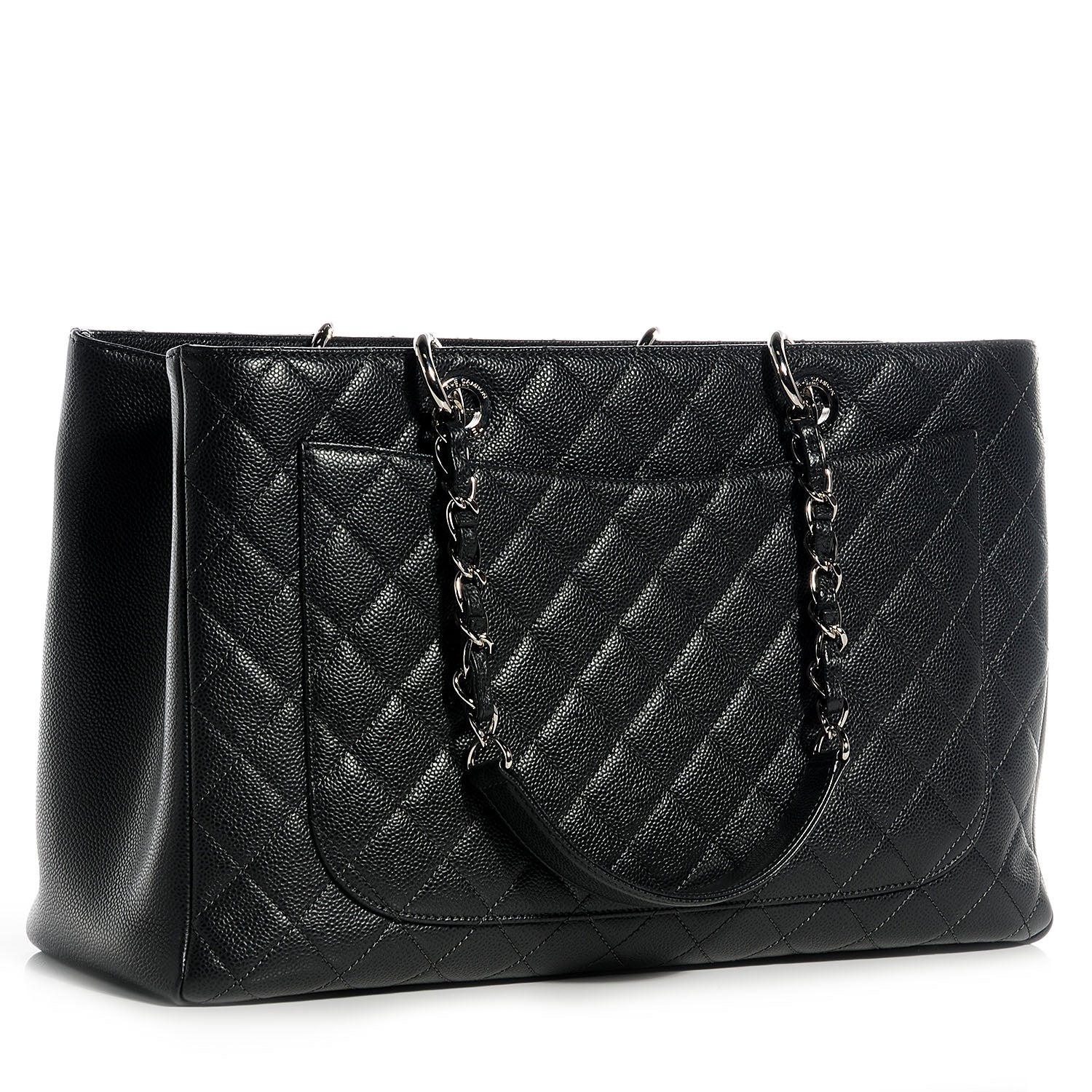 Chanel Caviar XL Grand Shopping Tote GST Black 3 of 7