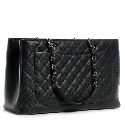 Chanel Caviar XL Grand Shopping Tote GST Black 3 of 7