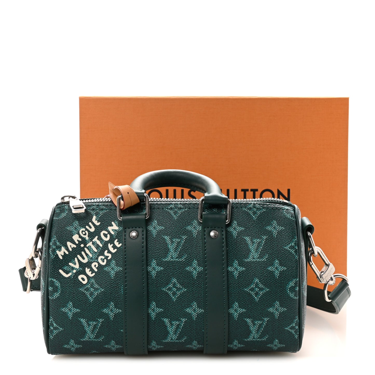 Monogram Heritage Keepall Bandouliere 25 Green