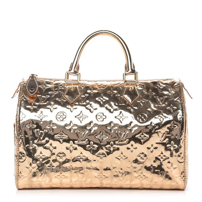Louis Vuitton Monogram Miroir Speedy 30 Gold 1 of 11