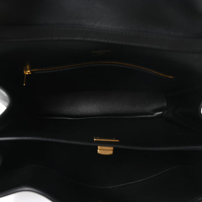 Balenciaga Natural Smooth Calfskin Small Rodeo Top Handle Handbag Black 5 of 9