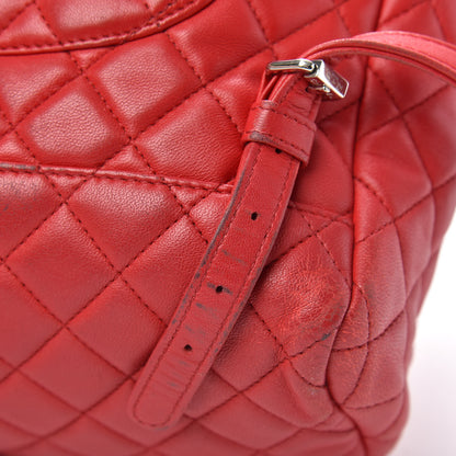 Chanel Lambskin Quilted Large Urban Spirit Backpack Red 16 of 17