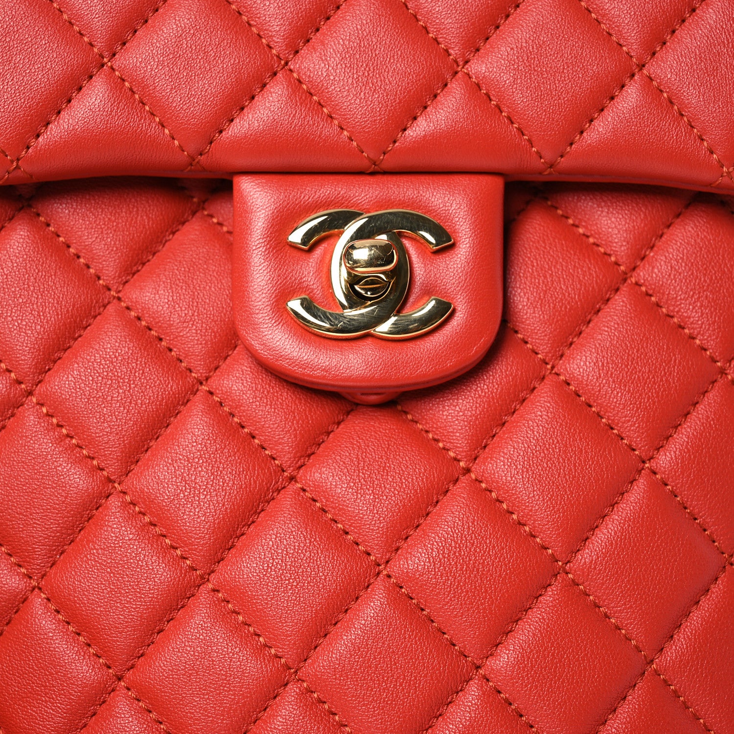 Chanel Calfskin Quilted Mini Urban Spirit Backpack Red 7 of 12
