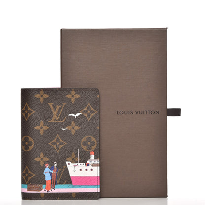 Louis Vuitton Monogram 2016 Christmas Animation Passport Cover Rose Ballerine 7 of 7