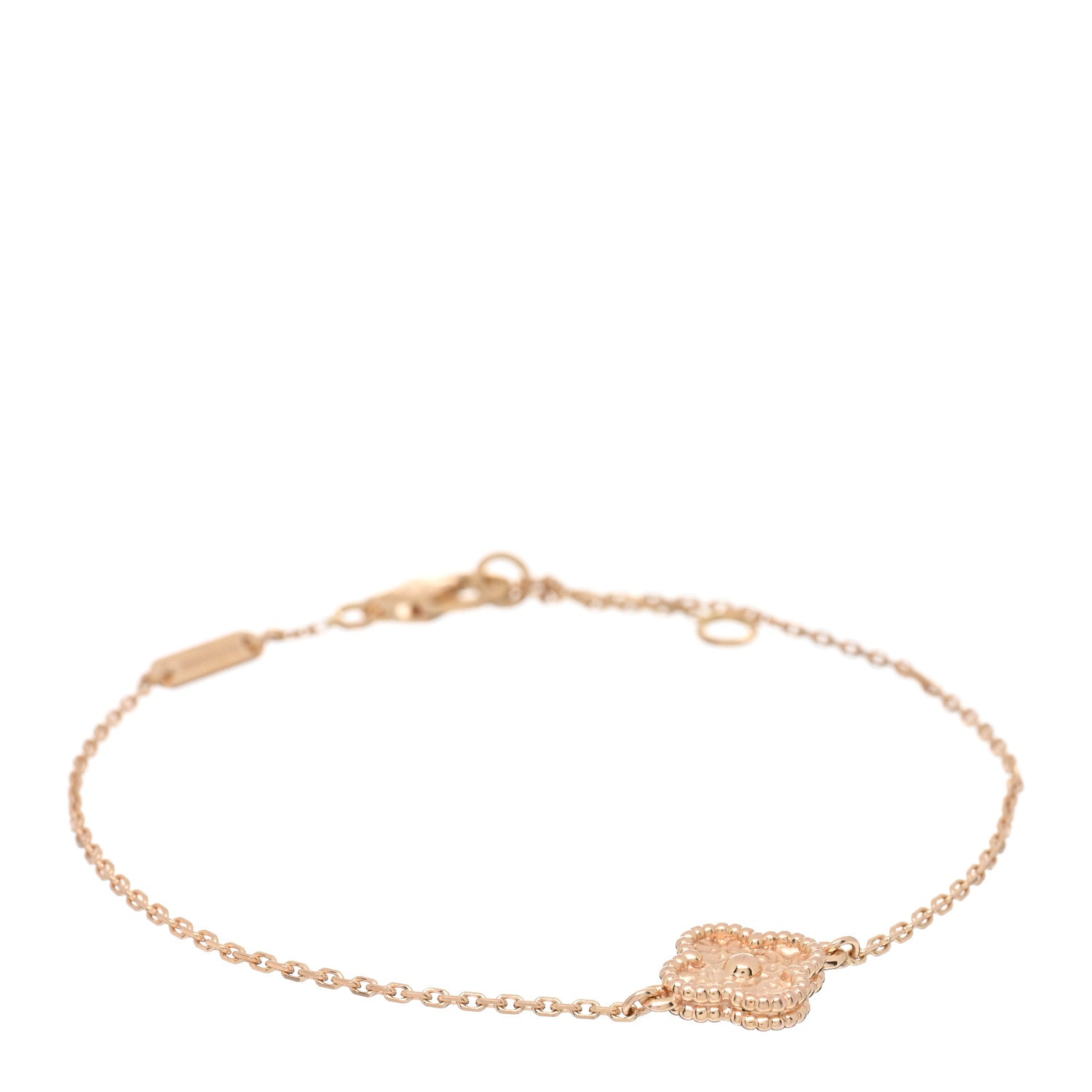 Van Cleef & Arpels 18K Rose Gold Sweet Alhambra Bracelet 1 of 4