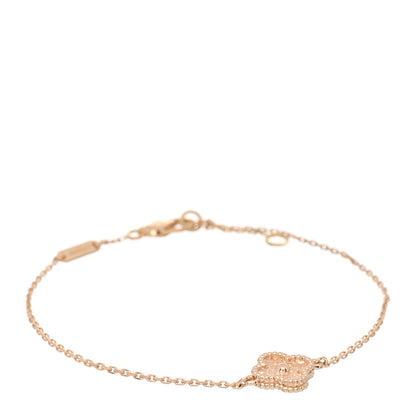 Van Cleef & Arpels 18K Rose Gold Sweet Alhambra Bracelet 1 of 4