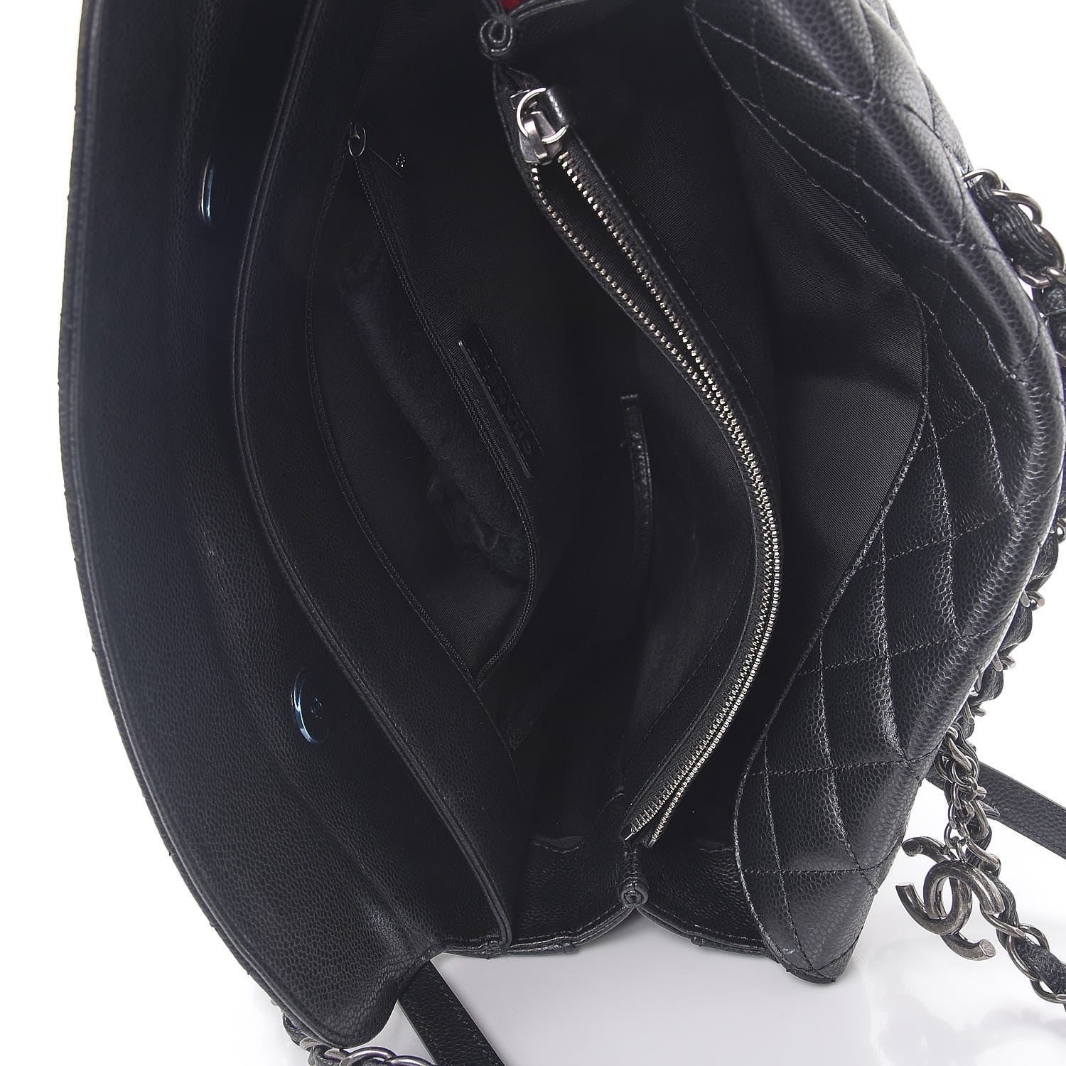 Chanel Caviar Quilted City Shopping Tote Black 5 of 7