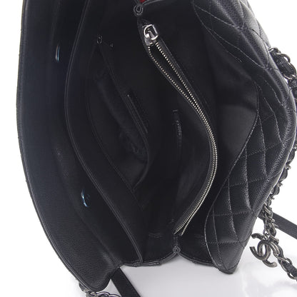 Chanel Caviar Quilted City Shopping Tote Black 5 of 7