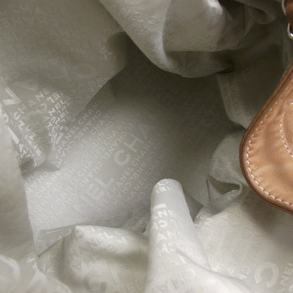 Chanel Leather Contrast Stitch Drawstring Tote 13 of 13
