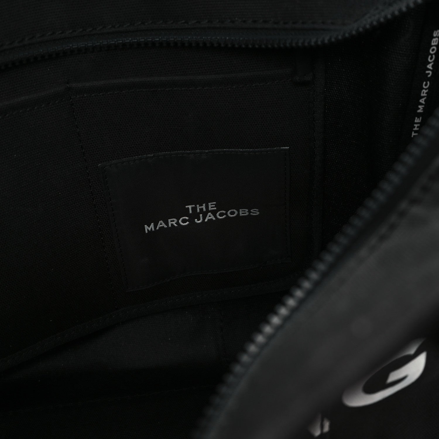 Marc Jacobs Cotton Canvas Large The Tote Bag Black 6 of 15