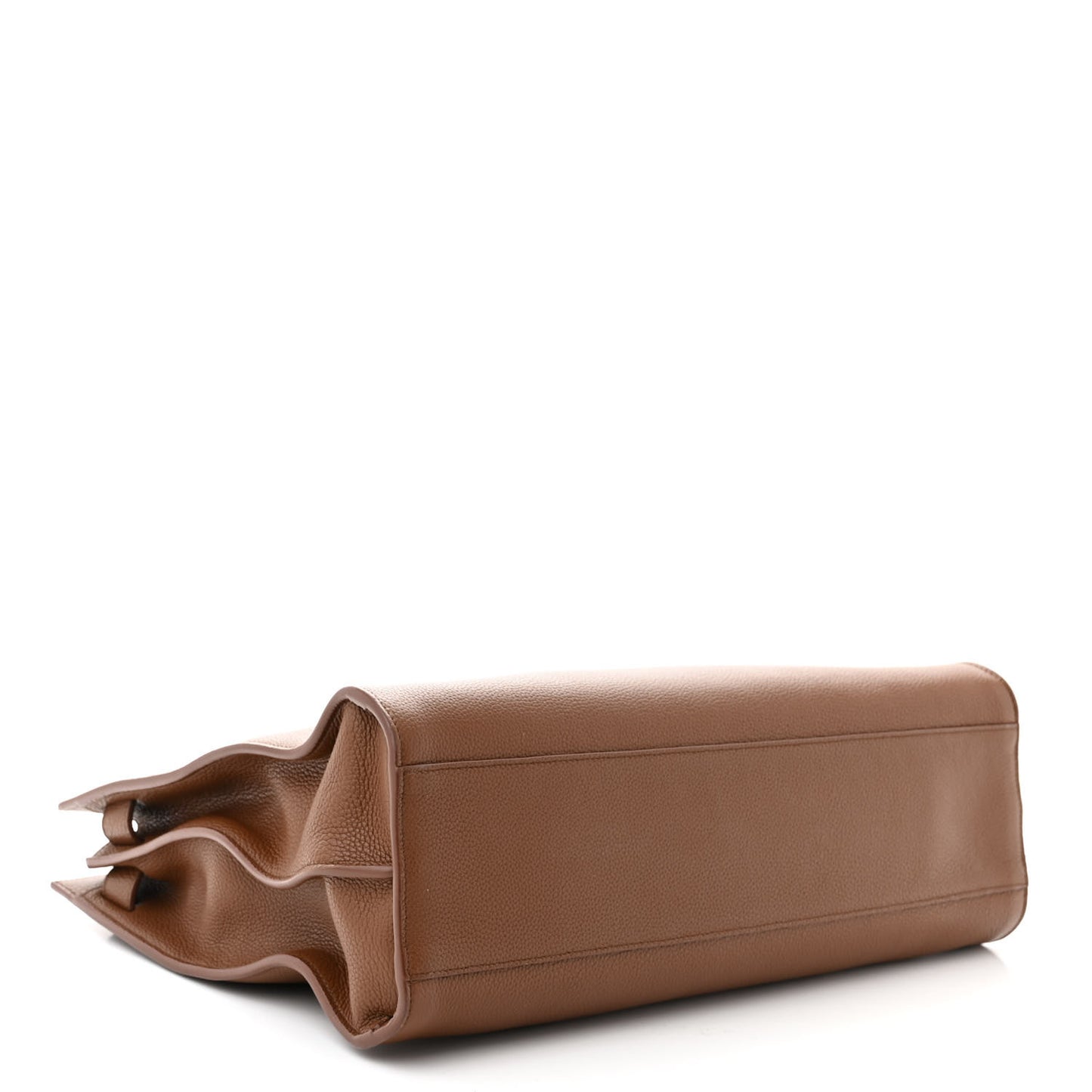 Grained Calfskin Large Thin Sac De Jour Toasted Brown